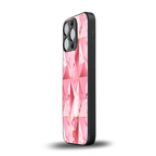 magical pink marble back phone cover | glass case for iphone 13 pro