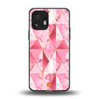 magical pink marble back phone cover | glass case for nothing phone 2