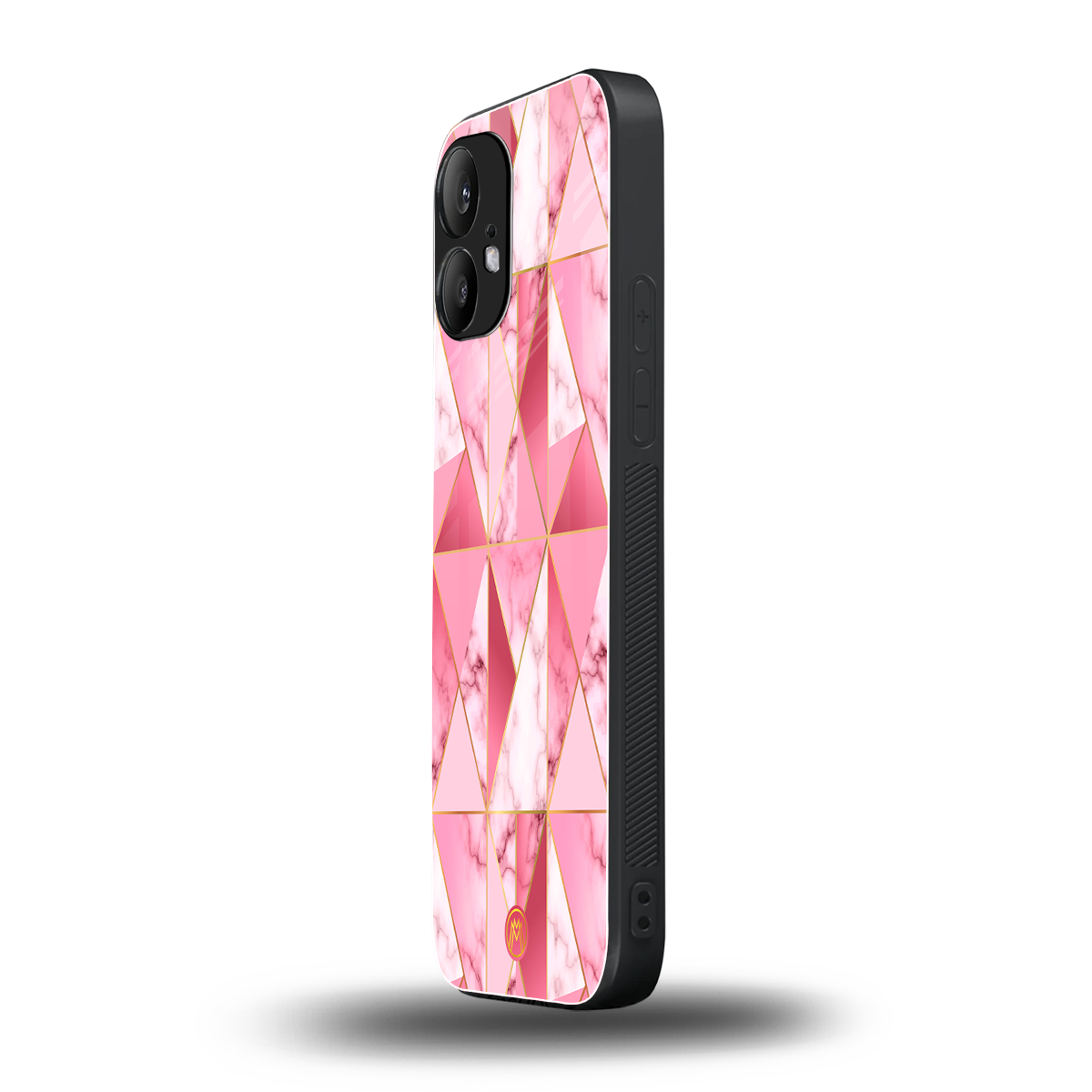 magical pink marble back phone cover | glass case for nothing phone 2