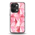 magical pink marble back phone cover | glass case for oneplus nord 3