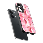 magical pink marble back phone cover | glass case for oneplus nord 3
