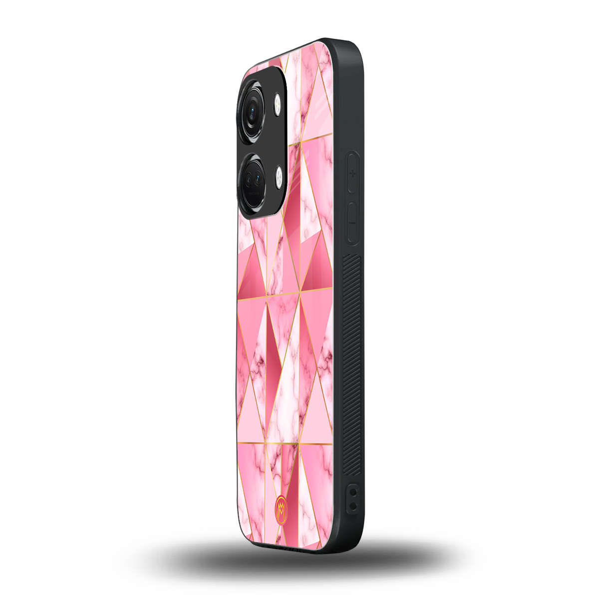 magical pink marble back phone cover | glass case for oneplus nord 3