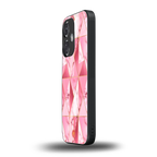 magical pink marble back phone cover | glass case for oneplus nord ce 3