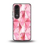 magical pink marble back phone cover | glass case for oneplus nord ce 4