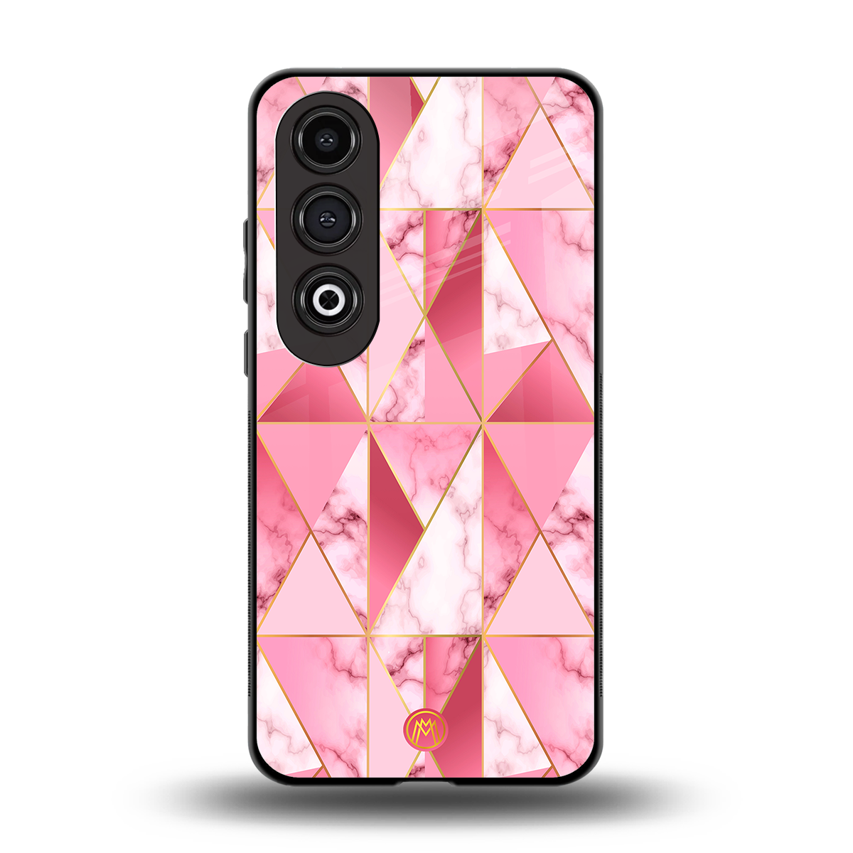 magical pink marble back phone cover | glass case for oneplus nord ce 4