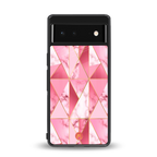 magical pink marble back phone cover | glass case for Google Pixel 6A