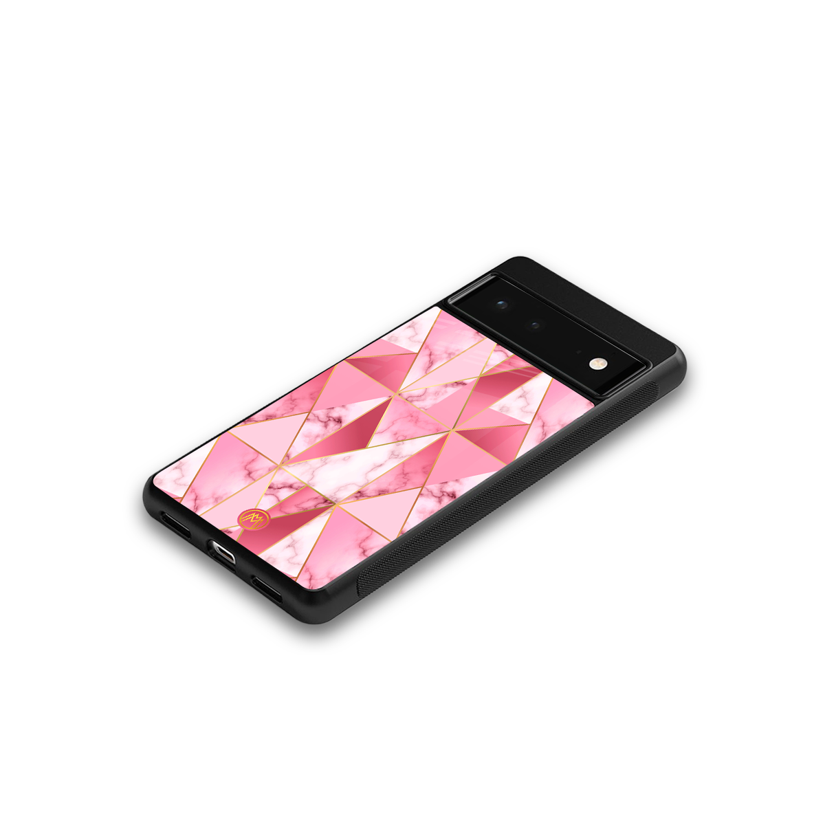 magical pink marble back phone cover | glass case for Google Pixel 6A