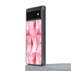 magical pink marble back phone cover | glass case for Google Pixel 6A
