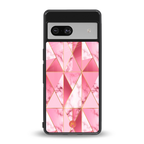 magical pink marble back phone cover | glass case for Google Pixel 7