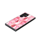magical pink marble back phone cover | glass case for samsung galaxy s23 ultra