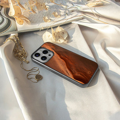 magical mars back phone cover | glass case for iphone 15 pro