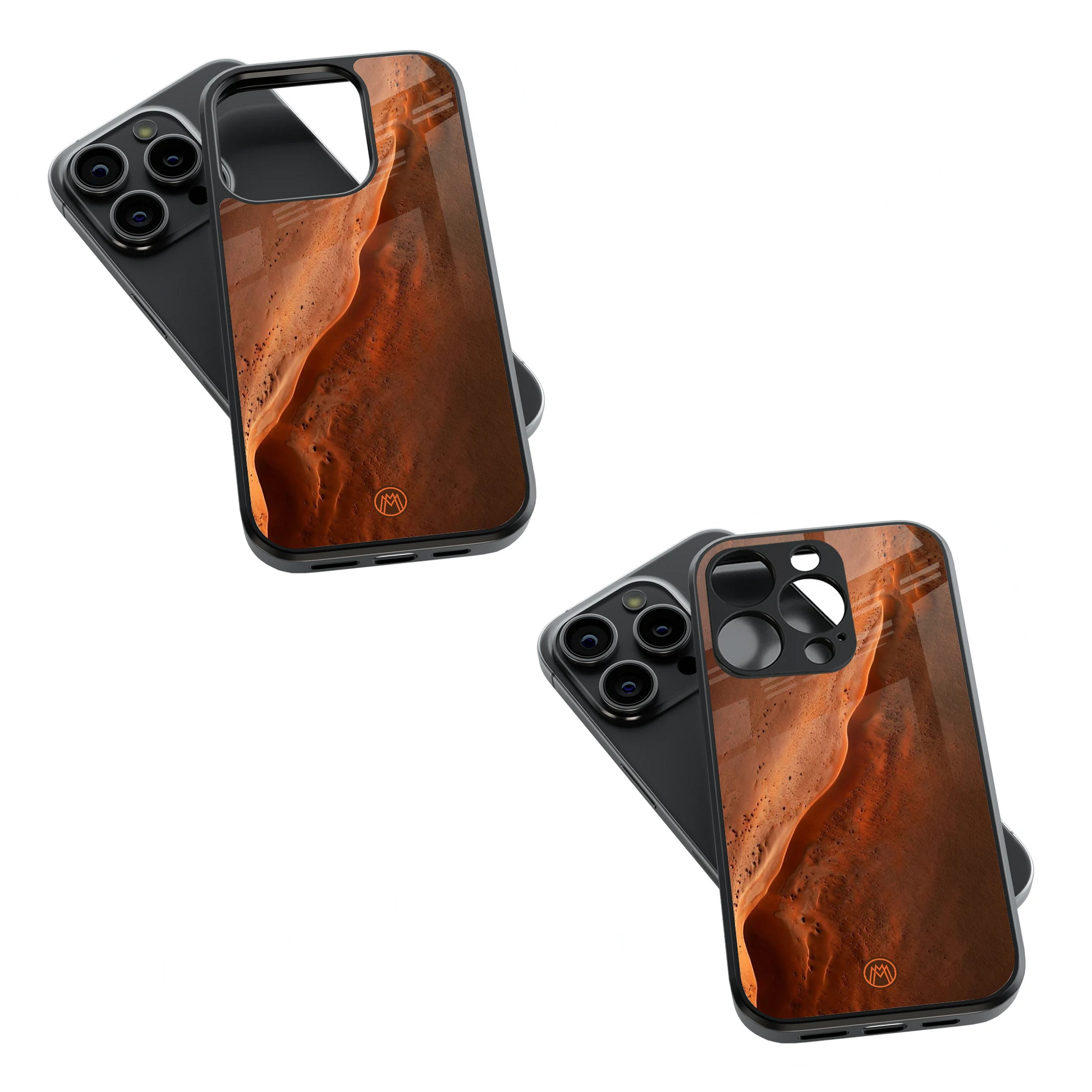 Trendy Glass Back Mobile Case for iPhone, Samsung, Redmi, OnePlus, Google Pixel, Motorola
