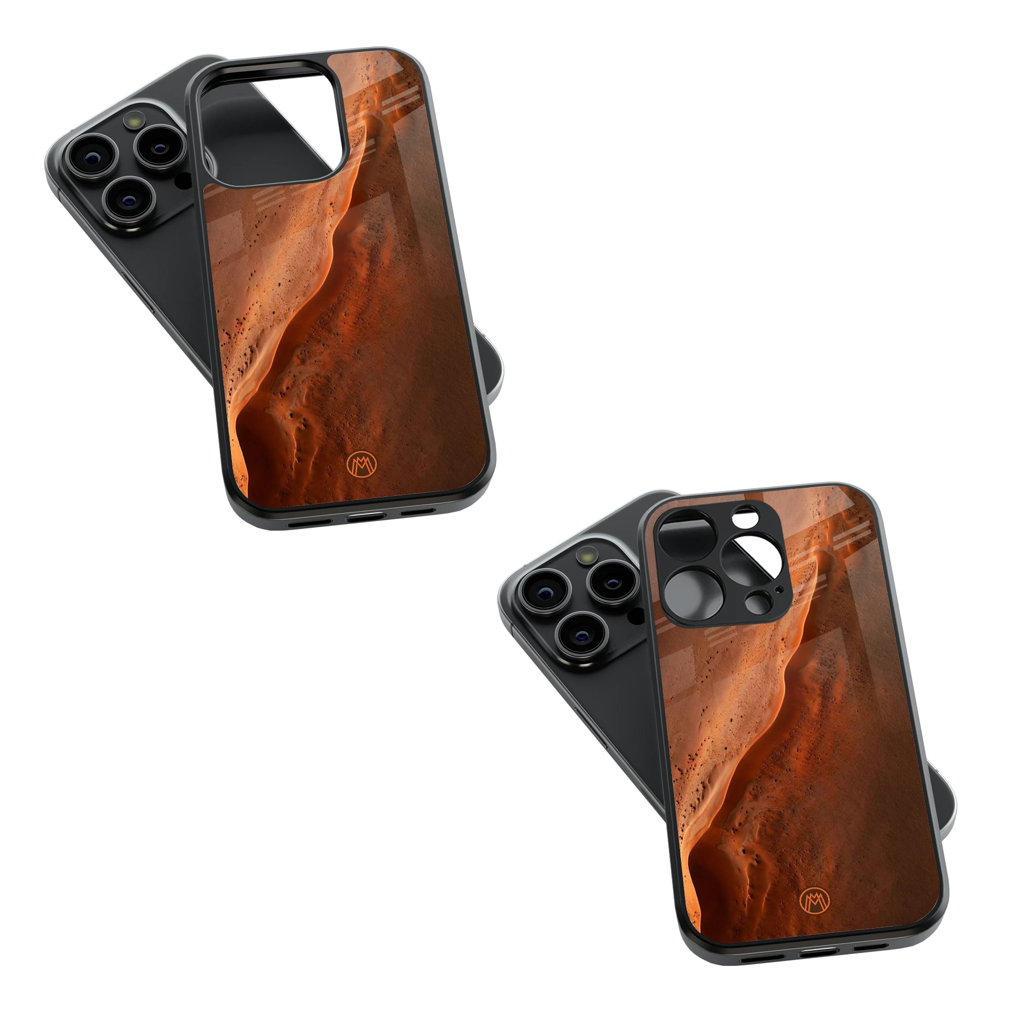 Trendy Glass Back Mobile Case for iPhone, Samsung, Redmi, OnePlus, Google Pixel, Motorola
