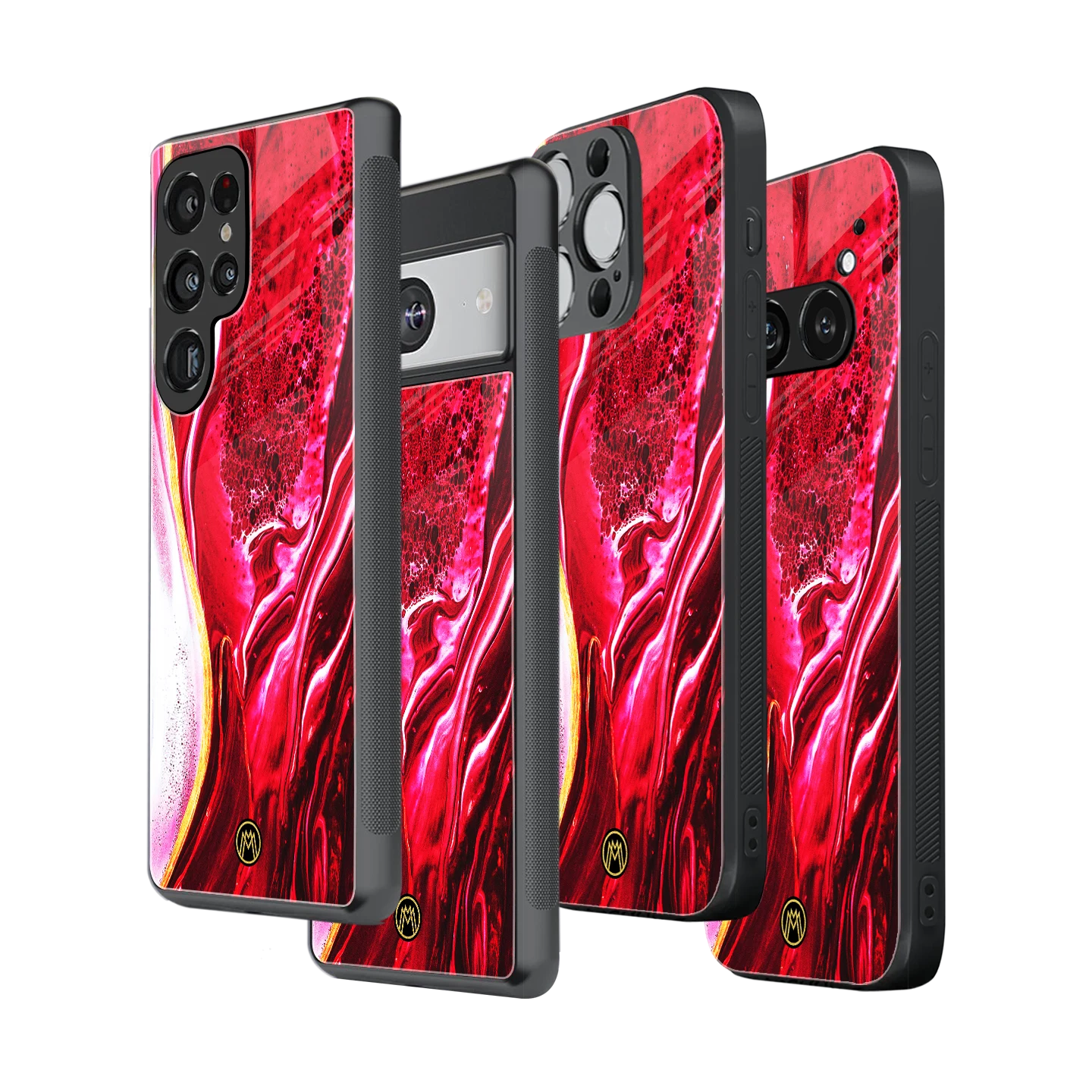 Stylish Glass Back Case for All Smartphones – iPhone, Samsung, OnePlus, Pixel, Redmi, Oppo, Vivo, Motorola
