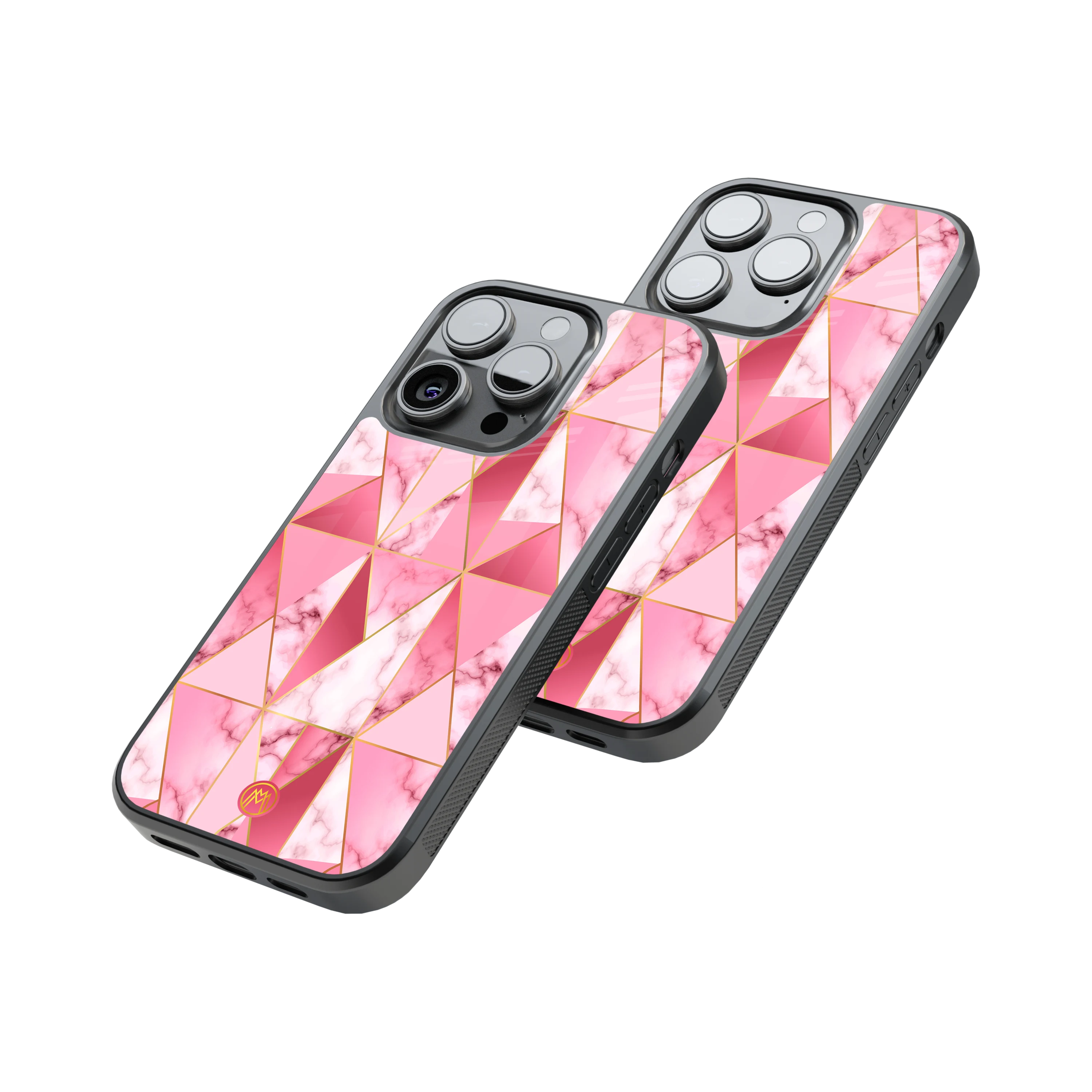 Protective Glass Back Phone Case Compatible with iPhone, Samsung, OnePlus, Pixel & More