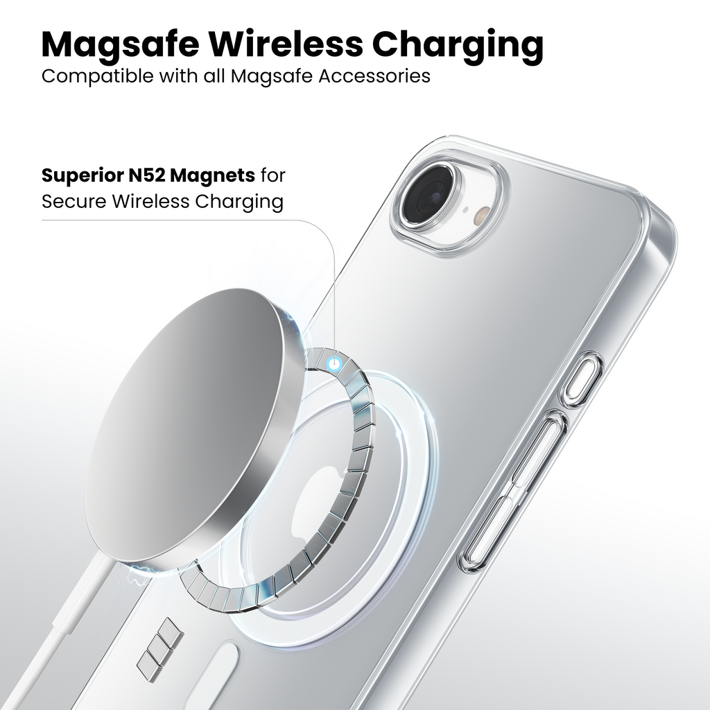 Anti Yellow Magsafe Clear Case for Iphone 16e