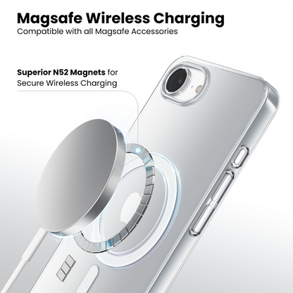 Anti Yellow Magsafe Clear Case for Iphone 16e