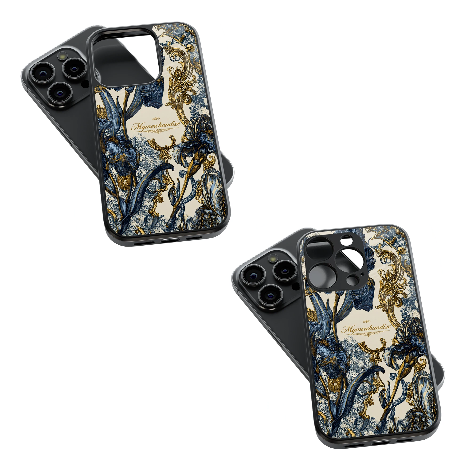 Trendy Glass Back Mobile Case for iPhone, Samsung, Redmi, OnePlus, Google Pixel, Motorola