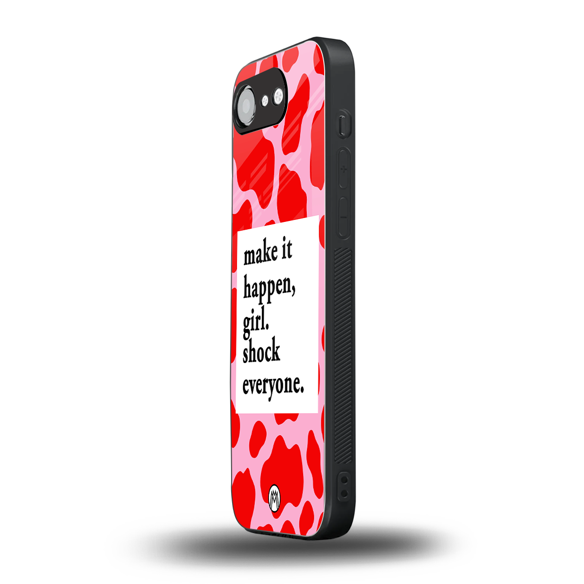 make it happen girl back phone cover | glass case for iphone 16e