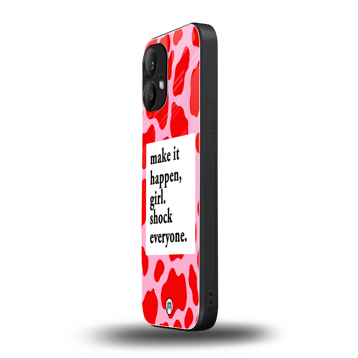 make it happen girl back phone cover | glass case for nothing phone 2
