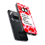 make it happen girl back phone cover | glass case for nothing phone 2a