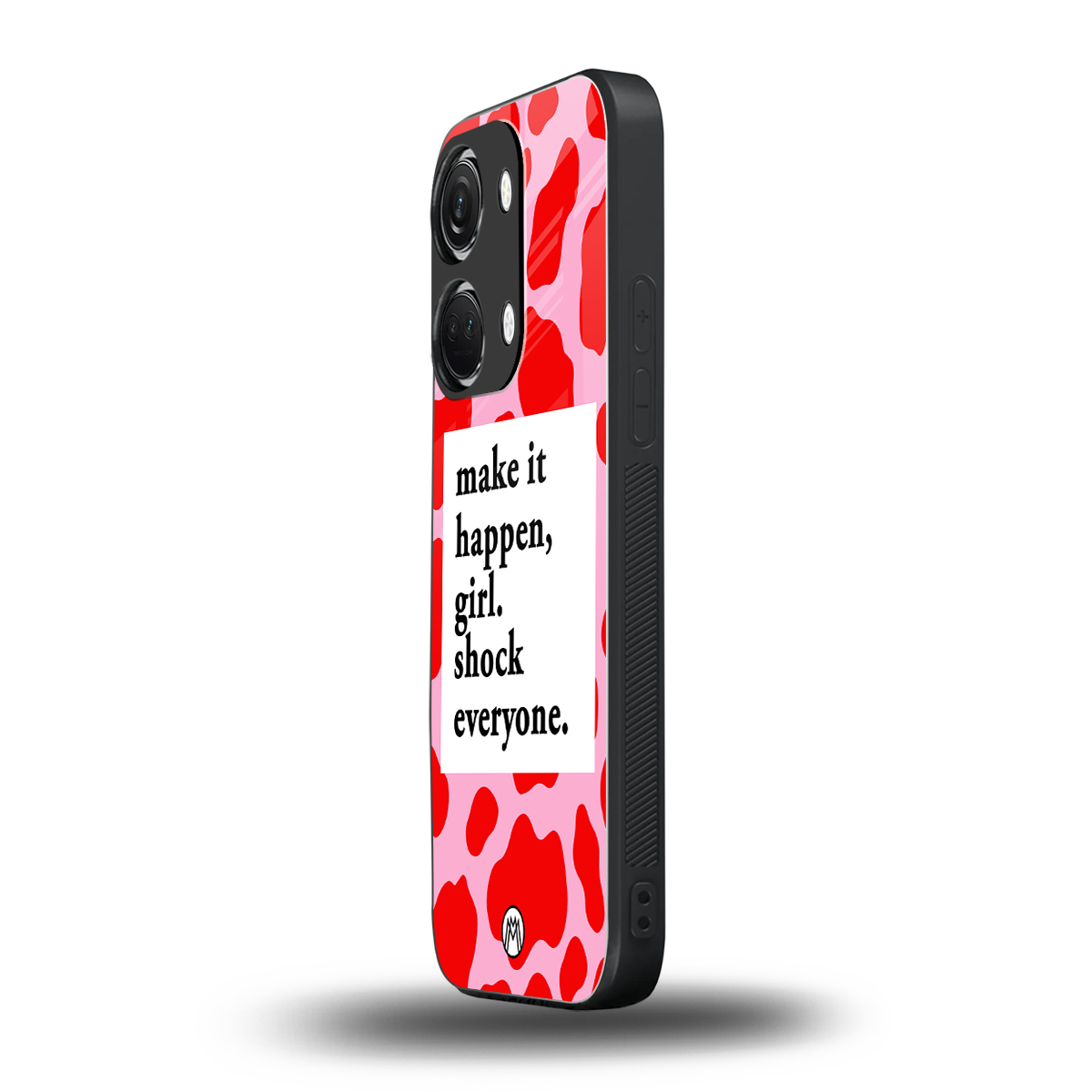 make it happen girl back phone cover | glass case for oneplus nord 3