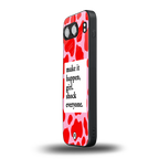 make it happen girl back phone cover | glass case for oneplus nord 4