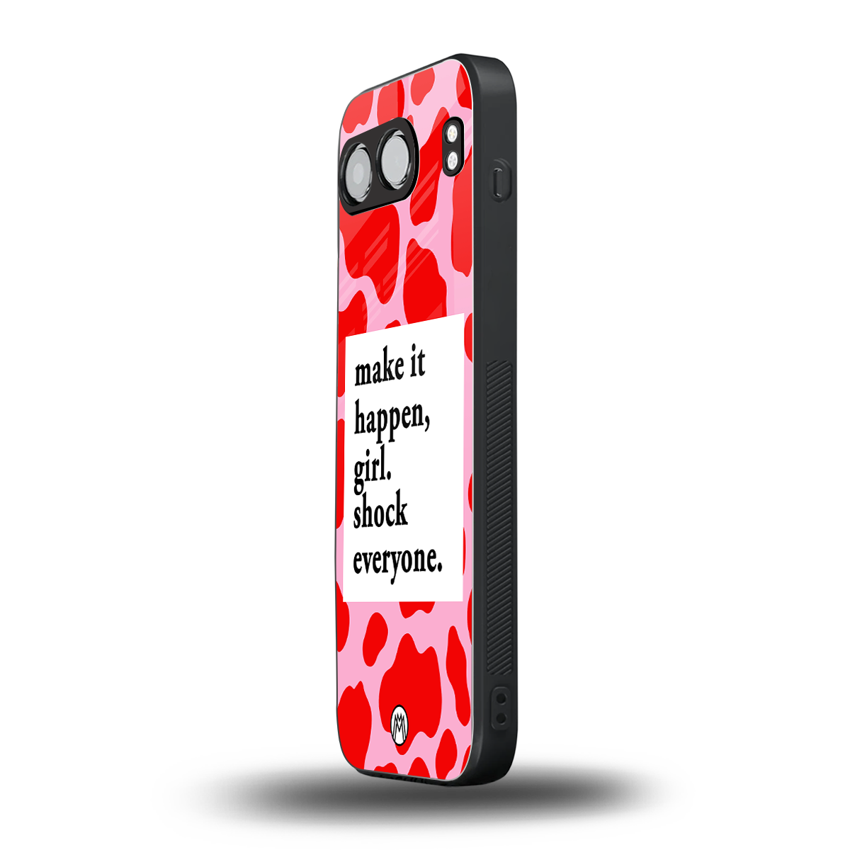 make it happen girl back phone cover | glass case for oneplus nord 4