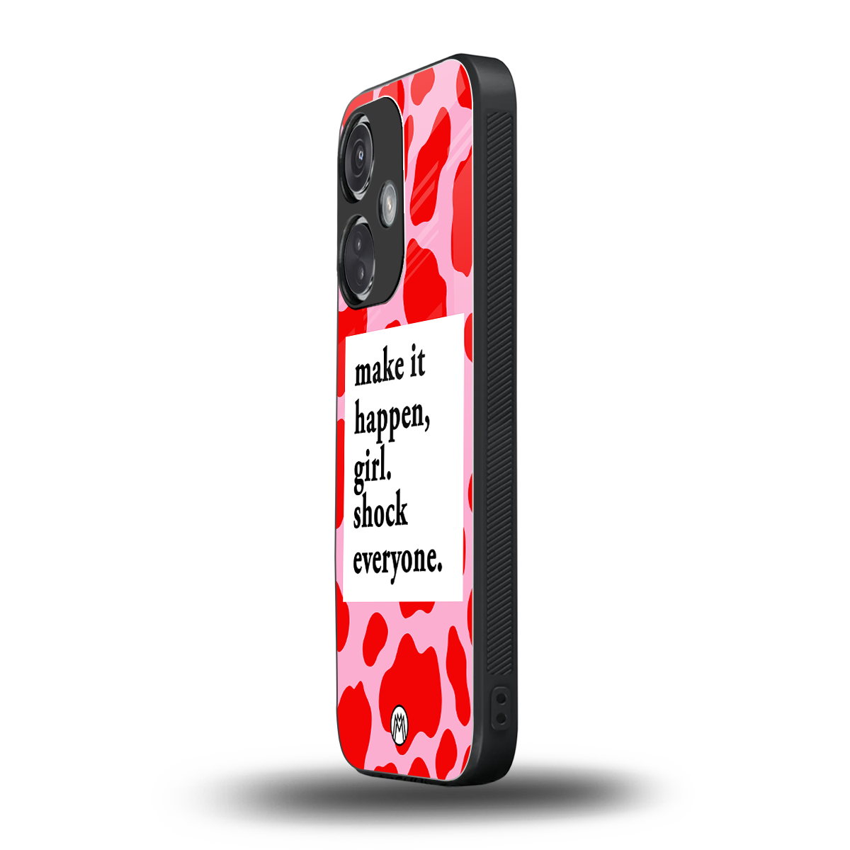 make it happen girl back phone cover | glass case for oneplus nord ce 3