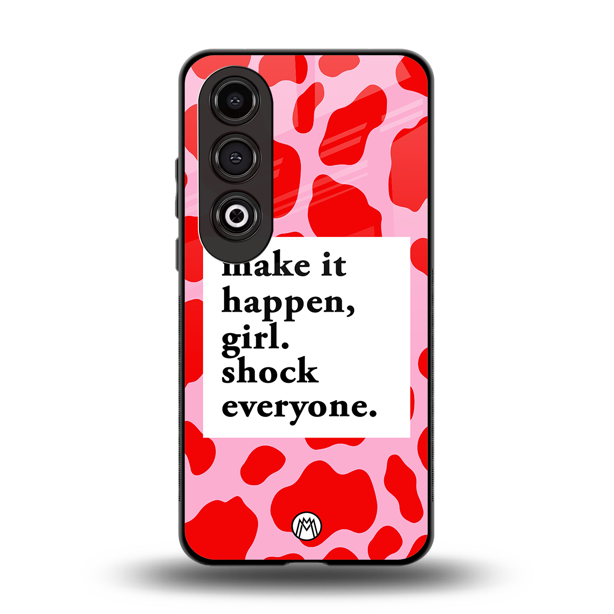 make it happen girl back phone cover | glass case for oneplus nord ce 4