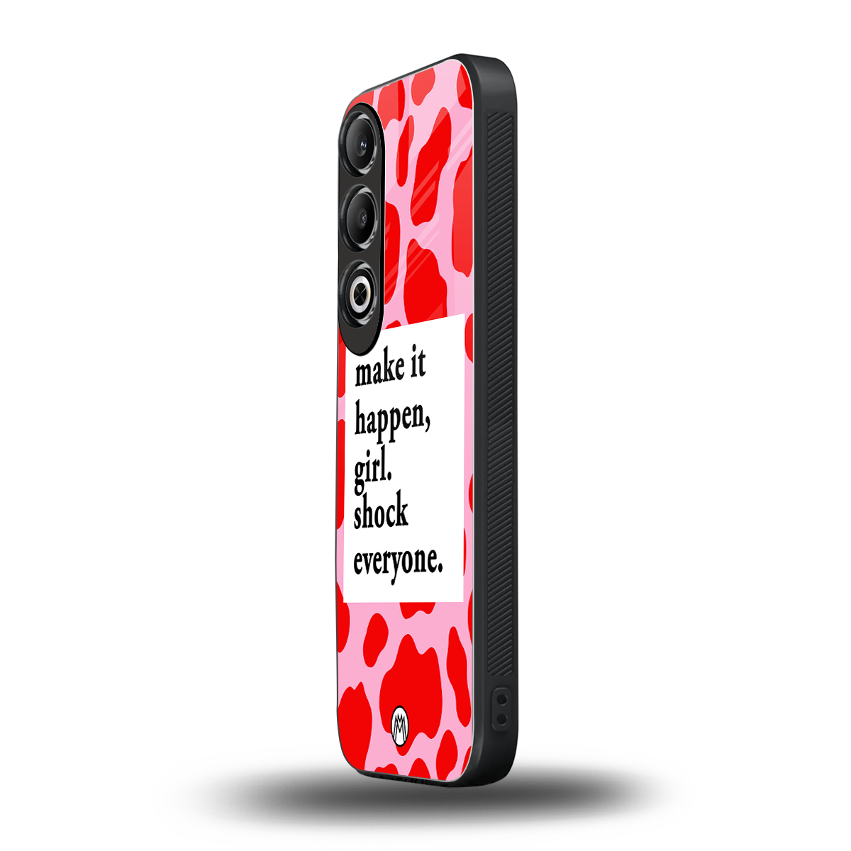 make it happen girl back phone cover | glass case for oneplus nord ce 4