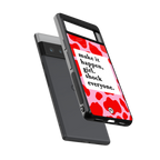 make it happen girl back phone cover | glass case for google pixel 6 pro