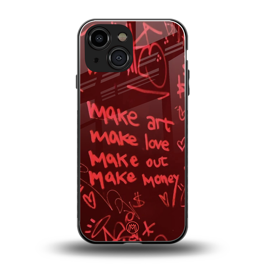 make magic back phone cover | glass case for iphone 13 mini