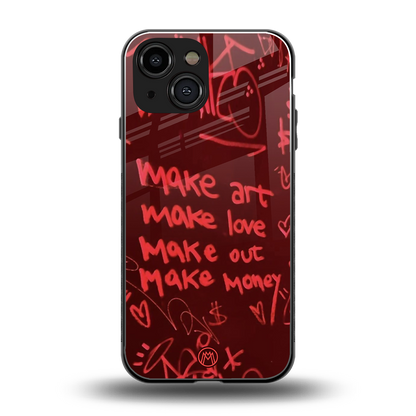 make magic back phone cover | glass case for iphone 13 mini