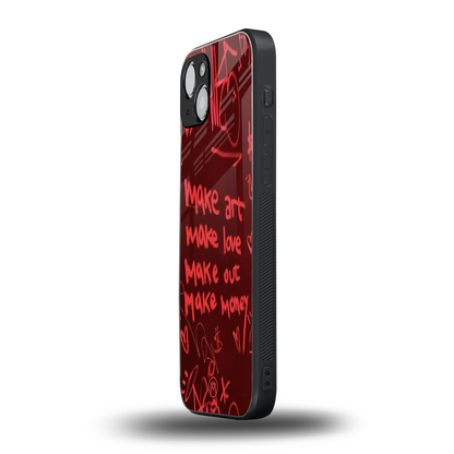 make magic back phone cover | glass case for iphone 13