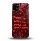 make magic back phone cover | glass case for iphone 15 plus