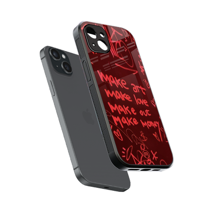 make magic back phone cover | glass case for iphone 15 plus