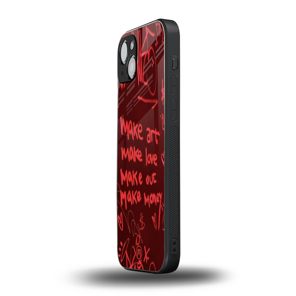 make magic back phone cover | glass case for iphone 14 plus