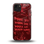 make magic back phone cover | glass case for iphone 15