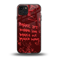 make magic back phone cover | glass case for iphone 14