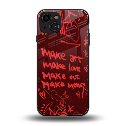 make magic back phone cover | glass case for iphone 14