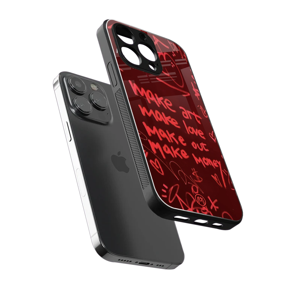 make magic back phone cover | glass case for iphone 15 pro