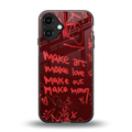 make magic back phone cover | glass case for iphone 16 plus