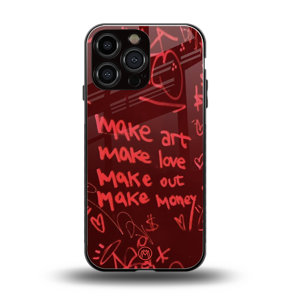 make magic back phone cover | glass case for iphone 16 pro max