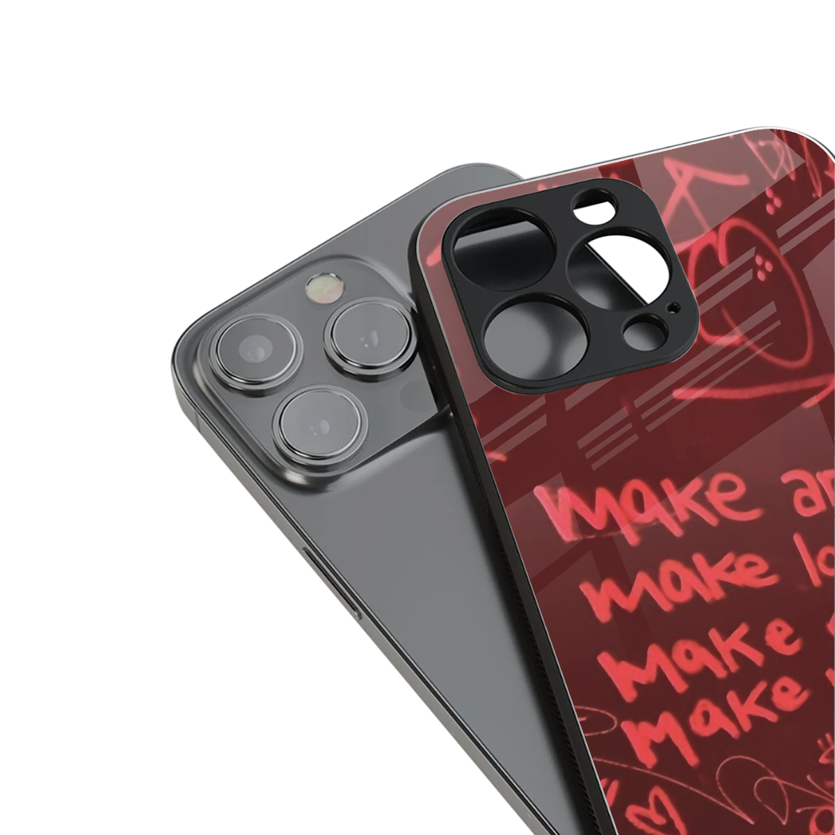 make magic back phone cover | glass case for iphone 13