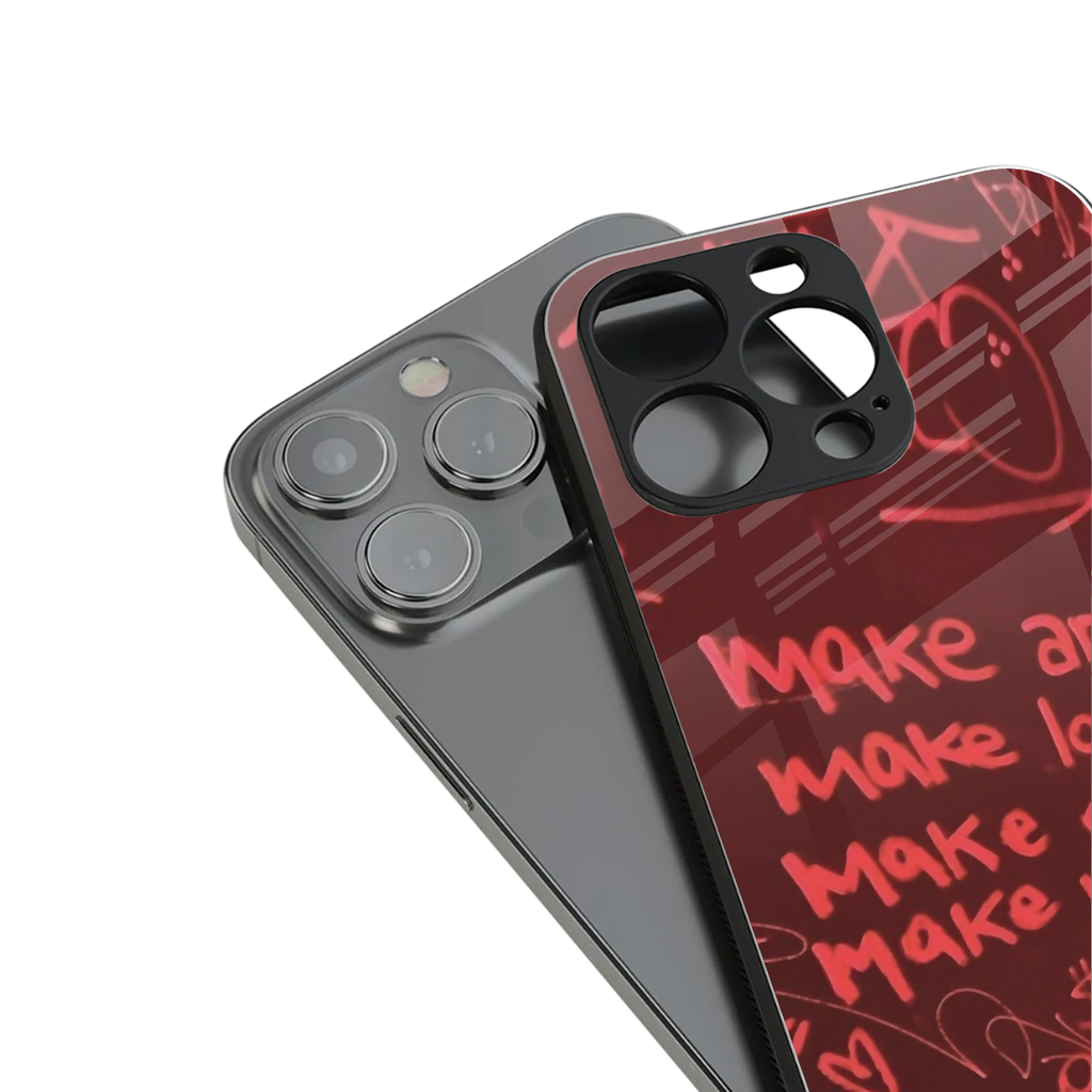 make magic back phone cover | glass case for iphone 16