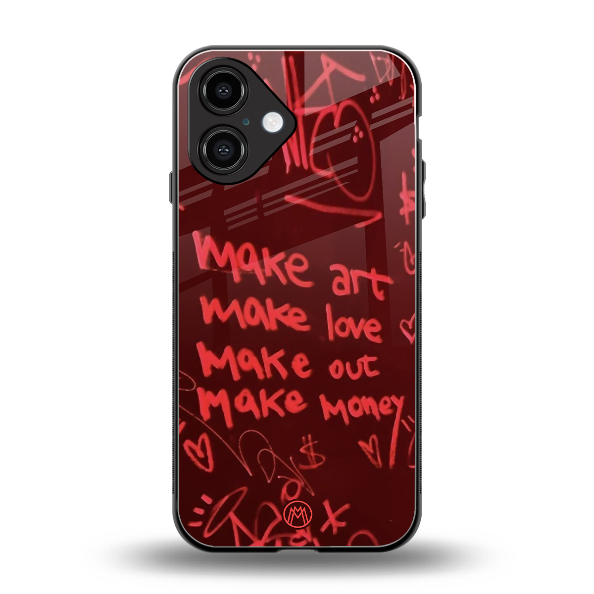 make magic back phone cover | glass case for iphone 16