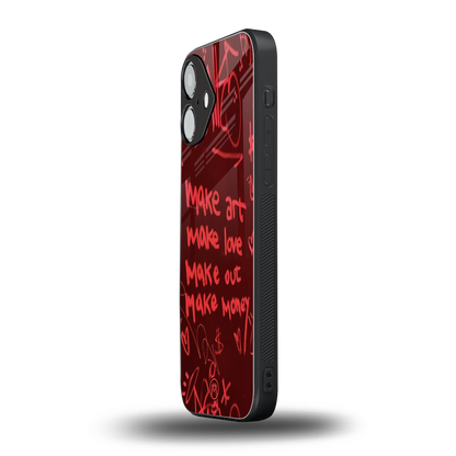 make magic back phone cover | glass case for iphone 16