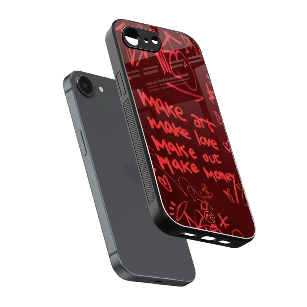 make magic back phone cover | glass case for iphone 16e