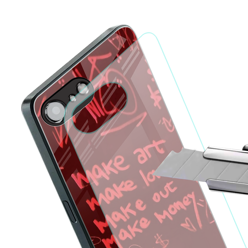 make magic back phone cover | glass case for iphone 16e